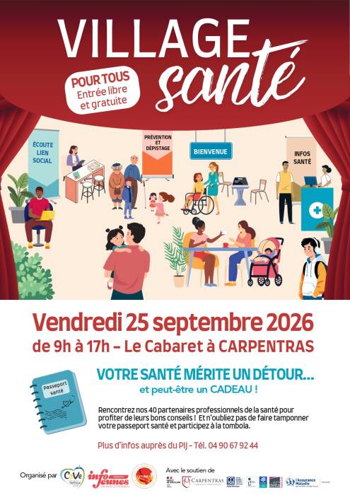 affiche village santé