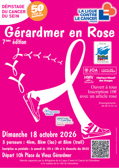 Marche Rose Gérardmer