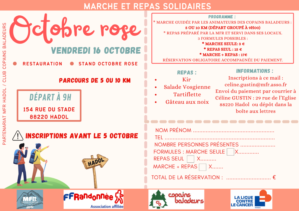 Marche solidaire Hadol
