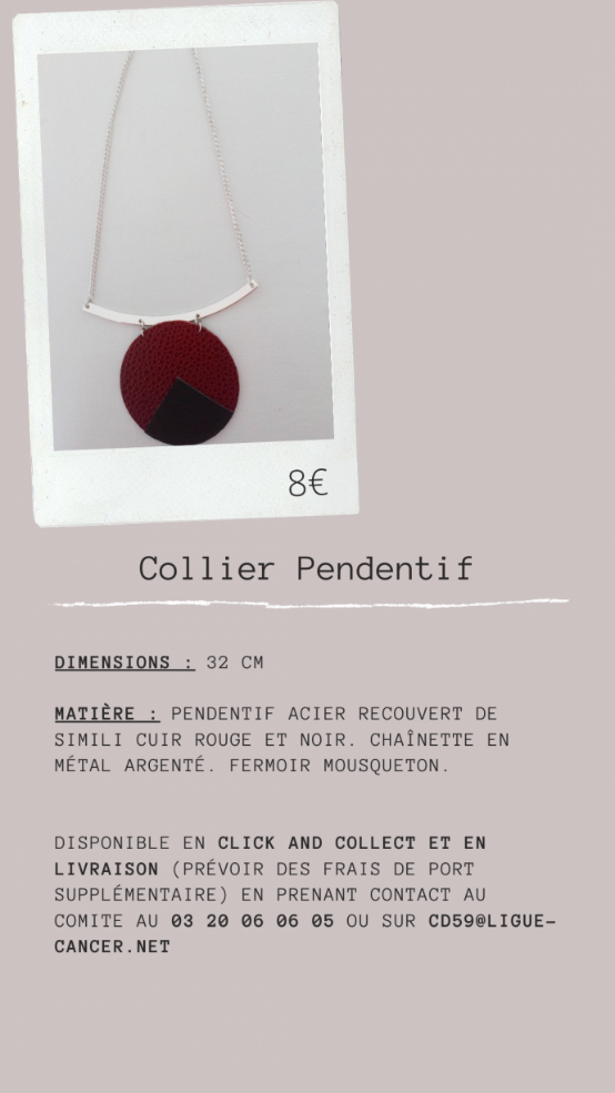 collier pendentif