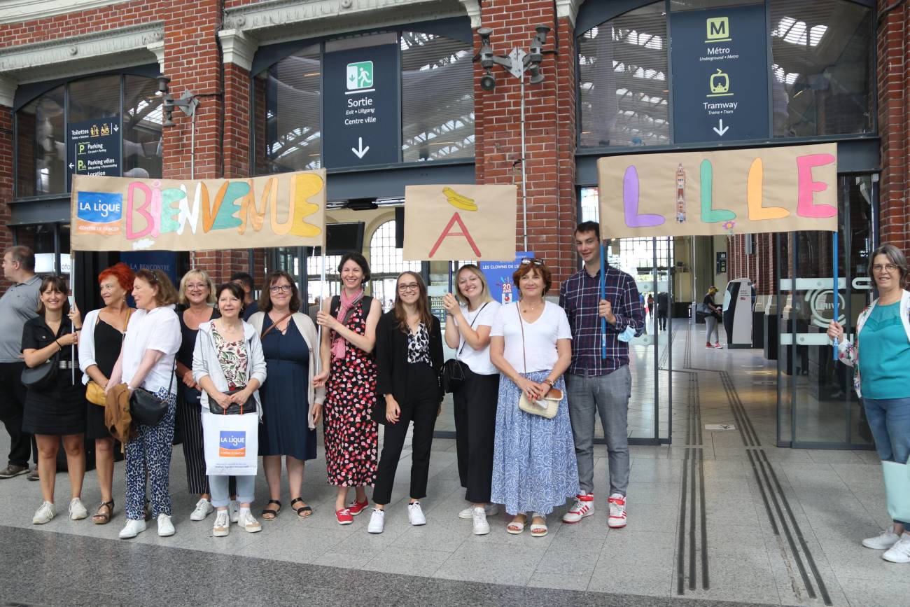 Accueil de l'Assemblée Générale Nationale à la Gare de Lille