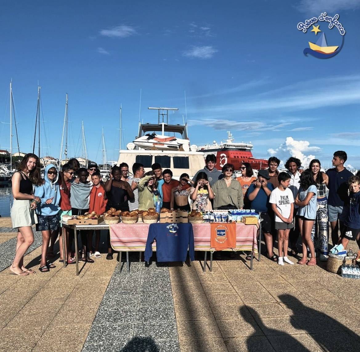goûter sur le port