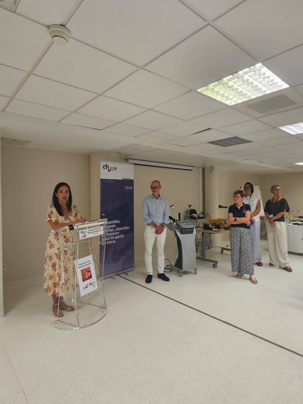 inauguration PBM CHU ST Etienne